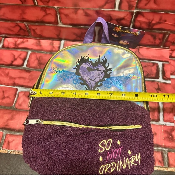 Disney Descendants Holographic Backpack with Purple Accents main image 7